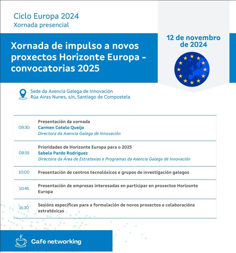 Participación del ICE-USC en la Jornada de impulso a nuevos proyectos Horizonte Europa.